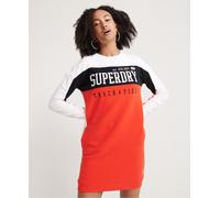 Superdry Panel langärmeliges Sweatkleid 2XS