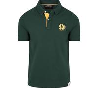 Superdry Polo Piqué Monogram Dunkelgrün - Größe M Dunkelgrün M