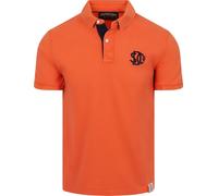 Superdry Polo Piqué Monogram Orange - Größe L Orange L