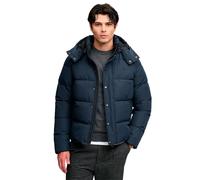 Superdry Pufferjacke Premium Hooded Dunkelblau - Größe XXL Dunkelblau XXL