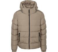 Superdry Pufferjacke Hooded Greige - Größe XXL Beige XXL