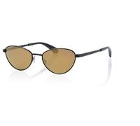 Superdry SDS 5002 Women's Sunglasses 204 Gloss Black/Brown With Gold Flash Mirror