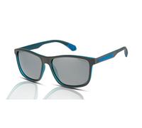 Superdry SDS-5014 Herren Sonnenbrille Rechteckig 108P Graublau/Smoke mit Silberblitz Polarisiert