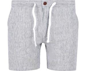 Superdry Shorts Leinen Merchant Blue Gestreift - Größe M Blau M