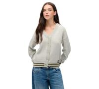 Superdry Slouchy Knitted Strickjacke M Glacier Grey Marl