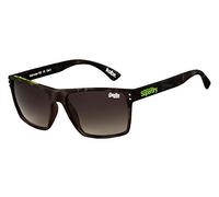Superdry Sonnenbrille Kobe 1 102 - Braun melierte Sonnenbrille aus Kunststoff mit braunen Glässern - Unisexmodell - 100% UVA & UVB Schutz