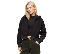 Superdry Sport Tech Grid Fleece Reißverschlusspullover S Black