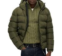Superdry Sports Puffer Kapuzenjacke kiefergrün - XL