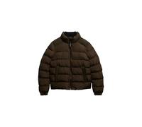 Steppjacke SUPERDRY "SPORTS PUFFER JACKET", Herren, Gr. XL, slate braun, Web, Obermaterial: 100% Polyester, unifarben, modisch, relaxed fit, Langarm, Jacken (70891669-XL) slate braun
