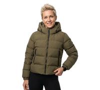 Steppjacke SUPERDRY "HOODED SPORTS PUFFER JACKET", Damen, Gr. M, grün (khaki), Steppware, Obermaterial: 100% Polyester, unifarben, casual, relaxed fit, Langarm, Jacken (70597731-M) khaki
