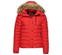 Superdry Classic Faux Fur Fuji Jacke M High Risk Red