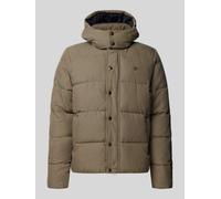 Superdry Steppjacke mit verdecktem Reißverschluss und Label-Stitching in Beige, Größe M