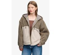 Superdry - Super Soft Kapuzenjacke mit lockerer Passform Vintage-Khaki/Off-White - Gr. - 8