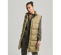 SUPERDRY Superdry Damen Studios Lomgline Quilted Gilet - Mehrfarbig - M