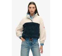 Superdry - Superweicher Mash Up Teddy-Fleece reisweiß - Gr. - 16