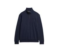 Superdry Sweatshirt - Essential Logo - Halbreißverschluss - Regular Fit - Marineblau - XL