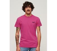 Superdry, T.Shirt Essential Logo EMB Tee, M1011245A, China Blue, S, Herren, Erwachsene