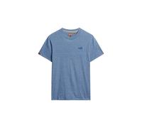 Superdry, T.Shirt Essential Logo EMB Tee, M1011245A, Ocean Blue Feeder, L, Herren, Erwachsene