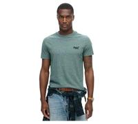 Superdry, T.Shirt Essential Logo EMB Tee, M1011245A, Supermarine Navy, S, Herren, Erwachsene