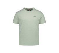 Superdry T-Shirt Herren Slim Fit Kurzarm Baumwolle grün, S