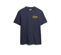 Rundhalsshirt SUPERDRY "Vintage Logo Emb Te", Herren, Gr. XL (50), schwarz, Single Jersey, Obermaterial: 100% Baumwolle, unifarben, schmal hüftbedeckend, Rundhals, gerader Abschluss, Shirts (22470566-