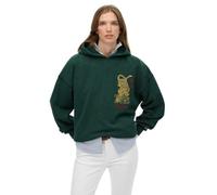Superdry Tokyo Narrative Oversized Kapuzenpullover XS Enamel Green