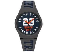 Superdry Unisex Erwachsene Analog Quarz Uhr mit Silicone Armband SYG182UE