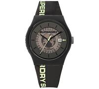 Superdry Unisex Erwachsene Analog Quarz Uhr mit Silikon Armband SYGSYG168B