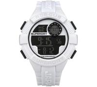 Superdry Unisex - Erwachsene Digital Automatisch Uhr mit Kunststoff Armband SYG193W