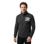 Superdry Vintage Athletic Half Button Sweatshirt