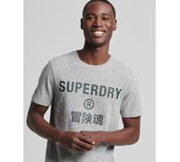 Superdry Vintage Corporation Logo Marl T-Shirt XS