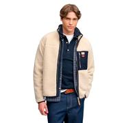 Superdry & Co Vintage Retro Fleecejacke, beige, Größe M
