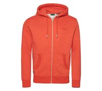 Superdry Vintage-Sweatshirt, Logo, EMB, Bright Orange Marl, 32
