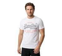 Superdry T-Shirt VL HERITAGE RELAXED TEE Herren 100% Baumwolle meliert Rundhals Kurzarm L optic