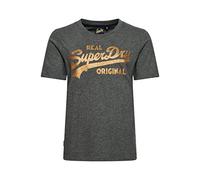Superdry Vl Scripted Coll T-shirt XS Rich Charcoal Marl