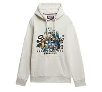 Superdry Vl Tokyo Relaxed Fit Kapuzenpullover L Ecru