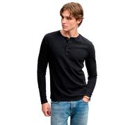 Superdry Pullover Henley Waffle – Dunkelblau – Größe L
