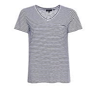 Superdry Women's 10 T.Shirt T-Shirt, Navy Breton, XXS