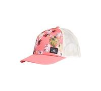 Superdry Womens CALI Print Trucker Cap, Brushed Pink Palm, One Size