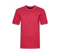 Superdry Womens Code CL Garment DYE Loose Tee T-Shirt, Fuschia, M