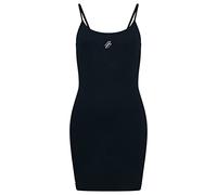 Superdry Womens Code Essential Strappy Dress Lässiges Kleid, Black, M
