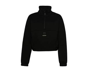Superdry Womens Code TECH Batwing Half Zip Sweatshirt, Black, XL