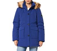 Superdry Womens Everest Parka, Cobalt, XL
