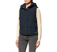 Superdry Womens Hooded Everest Gilet Jacket, Eclipse Navy, L