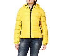 Superdry Womens Hooded Spirit Sports Puffer Jacket, Nautical Yellow, S