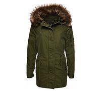 Superdry Damen Military Parka mit Schwalbenschwanzsaum Delta Kaki 40