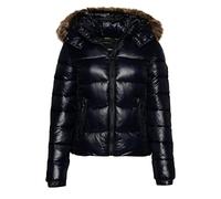 Superdry WOMEN'S MOUNTAIN FUJI SHINE JACKET W5011403A (as3, alpha, s, regular, regular, 98T/ECLIPSE NAVY)