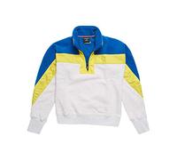 Superdry Mountain Sport Dolman Henley Sweatshirt S Ice Marl / Royal