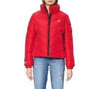Superdry Womens Non Hooded Sports Puffer Jacket, Risk Red, L