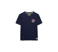 Superdry Women's SD&CO NEON Relaxed Tee T-Shirt, Eclipse Navy, 42